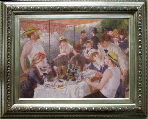 framed  Pierre-Auguste Renoir Lucheon of the Boating Party, Ta130